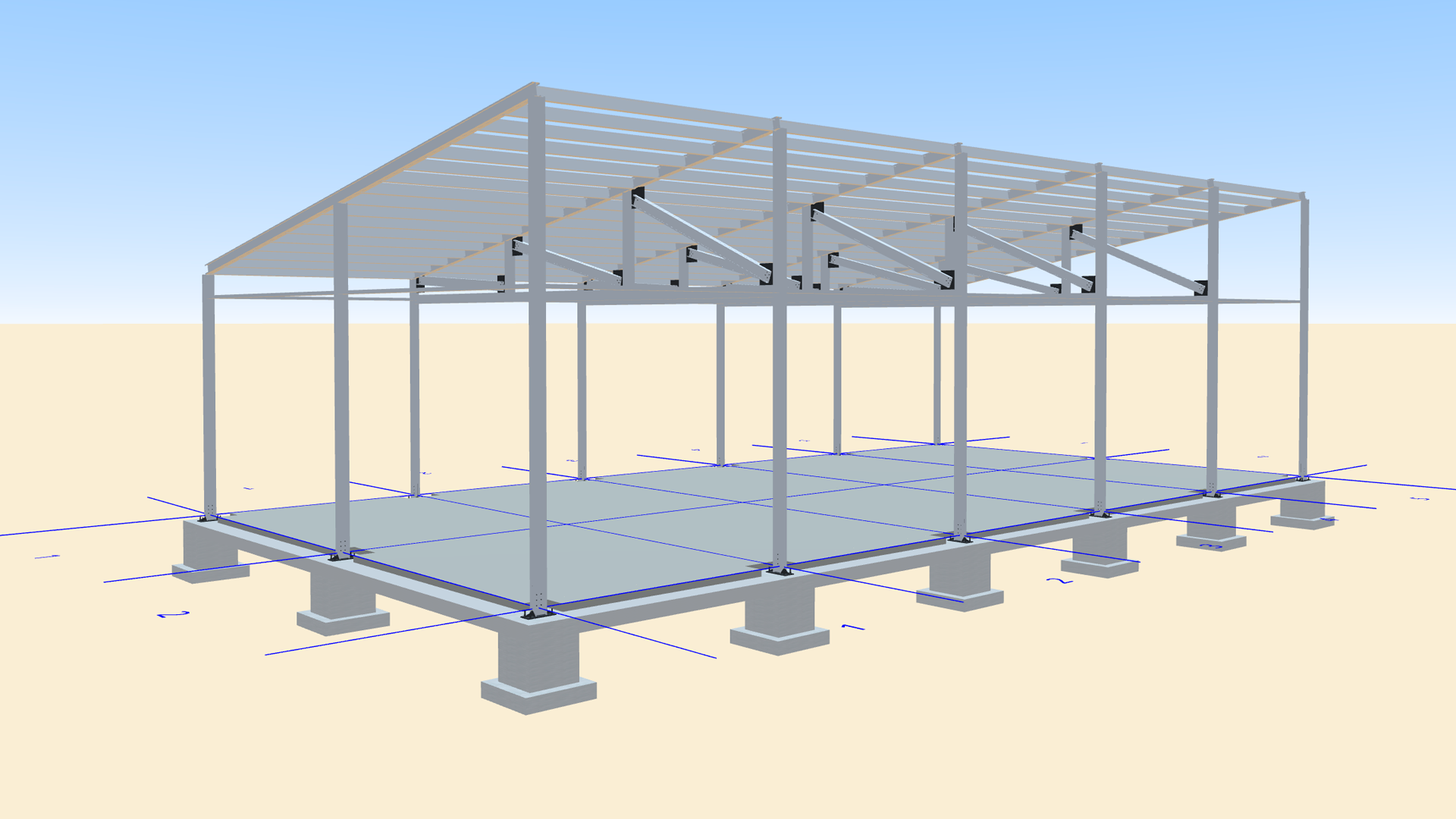 Завод ПК Веста объявляет о заказе быстровозводимого магазина 16Ш х 32Д х 6В из ЛСТК в г. Тула, Россия