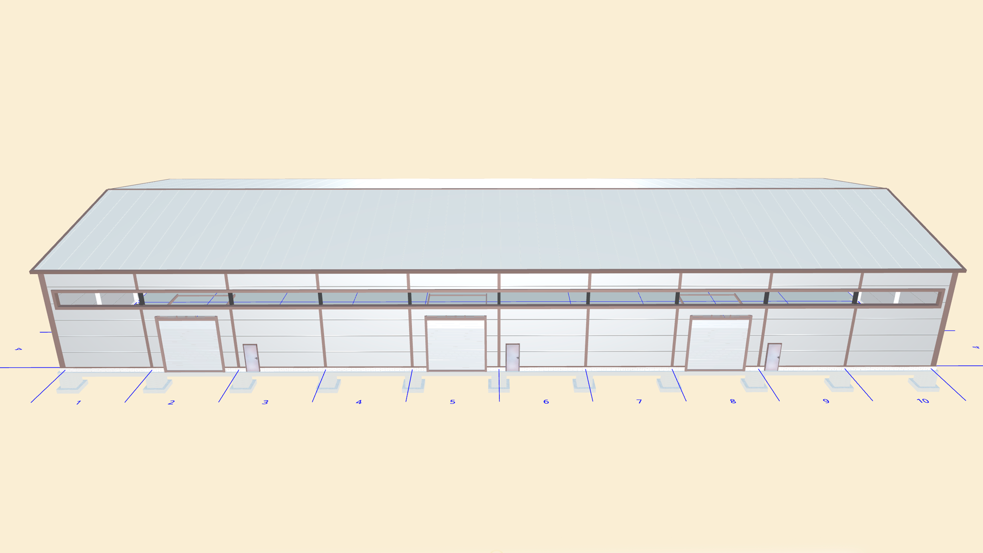 Завод ПК Веста объявляет о заказе быстровозводимого склада 24Ш х 60Д х 6В для сдачи в аренду в г. Рязань, Россия.
