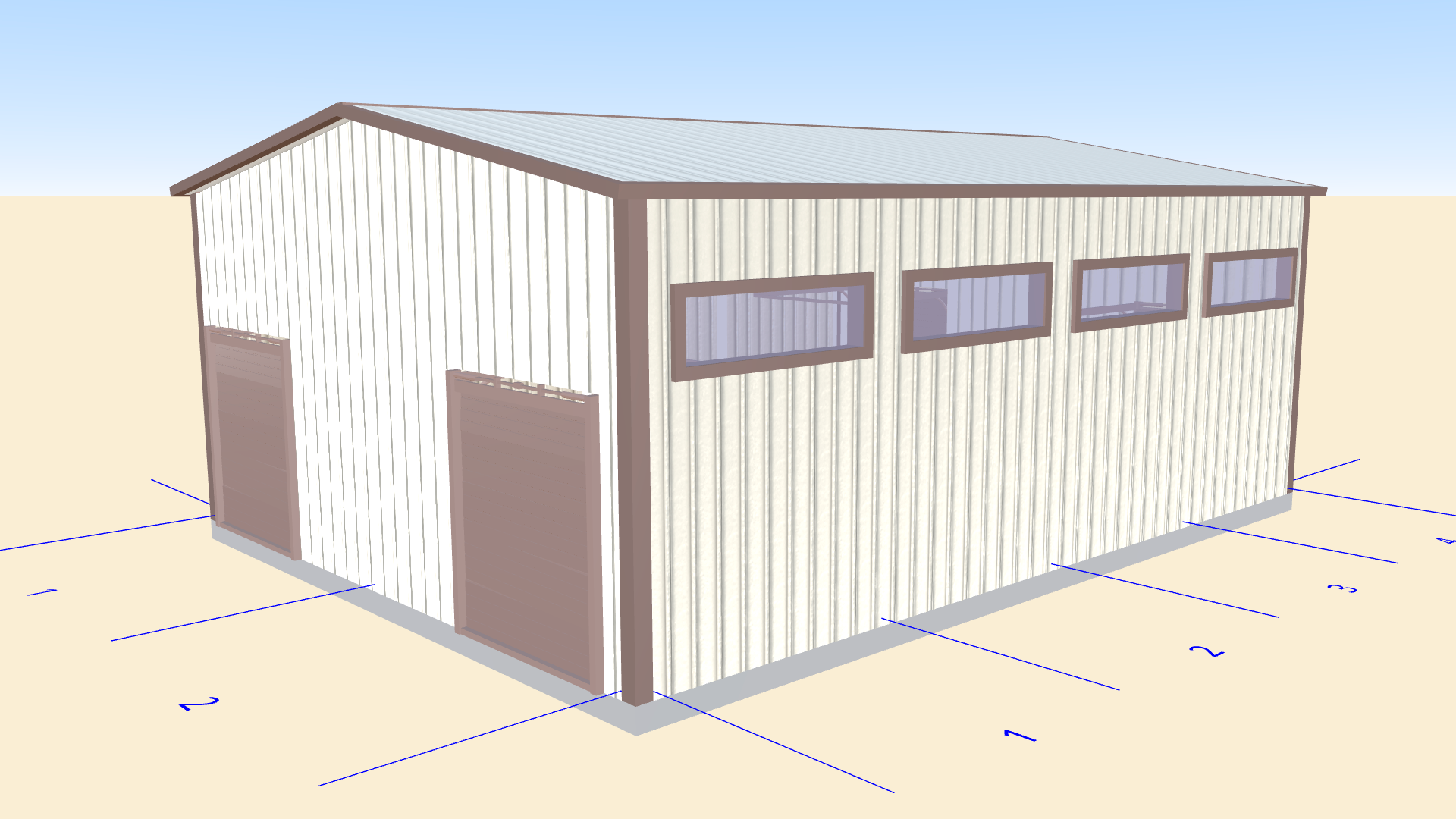 196. Быстровозводимый пункт по разливку масла 15Ш х 20Д х 6В из ЛСТК в г. Орел, Россия 