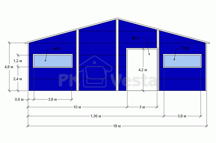Заказ быстровозводимого склада в Твери, Россия