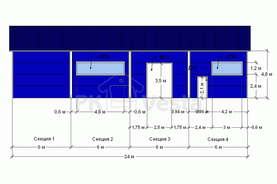 Заказ быстровозводимого склада в Твери, Россия