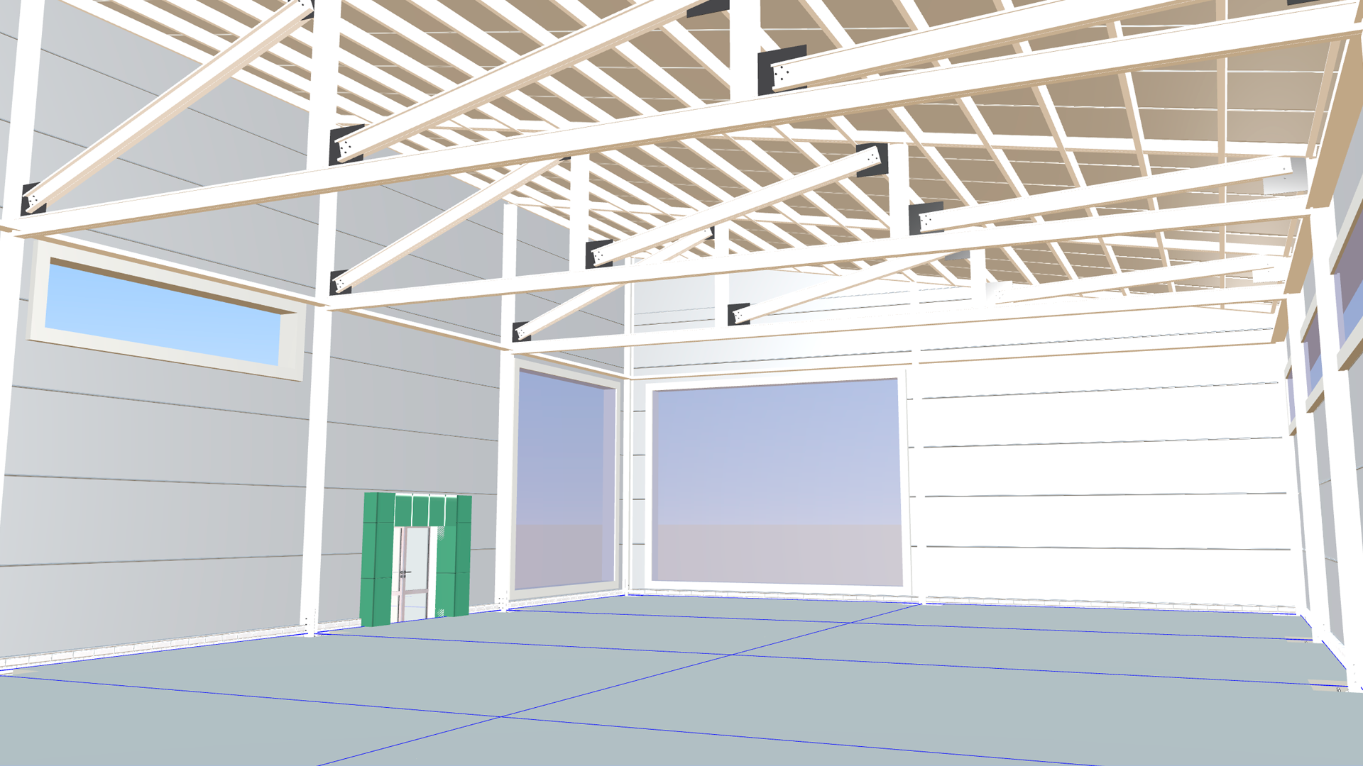 Завод ПК Веста объявляет о заказе быстровозводимого магазина 16Ш х 32Д х 6В из ЛСТК в г. Тула, Россия