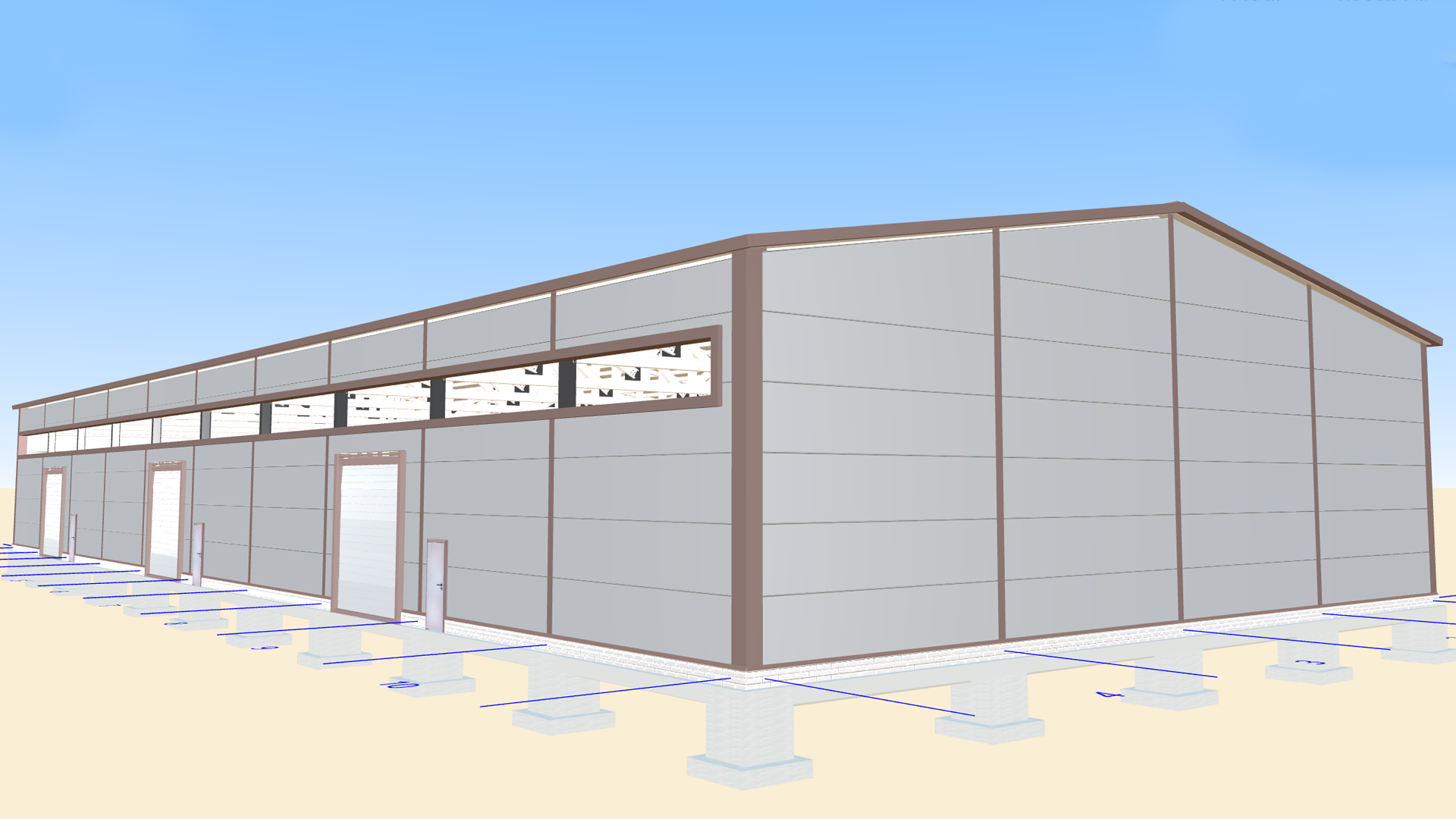 Завод ПК Веста объявляет о заказе быстровозводимого склада 24Ш х 60Д х 6В для сдачи в аренду в г. Рязань, Россия.