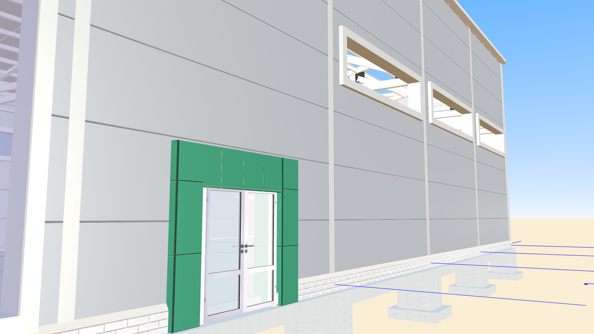 Завод ПК Веста объявляет о заказе быстровозводимого магазина 16Ш х 32Д х 6В из ЛСТК в г. Тула, Россия