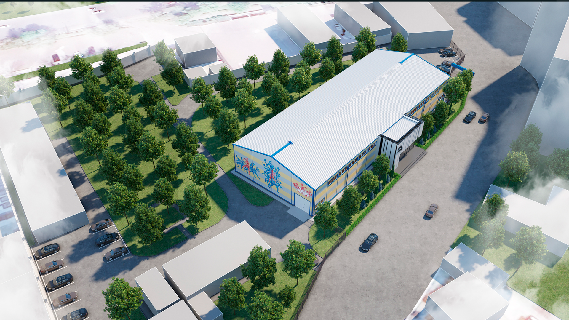 Завод ПК Веста объявляет о заказе быстровозводимого спортивного зала 24Ш х 62Д х 6В в г. Ташкент, Узбекистан.