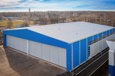 строительство быстровозводимого ангара в Казахстане