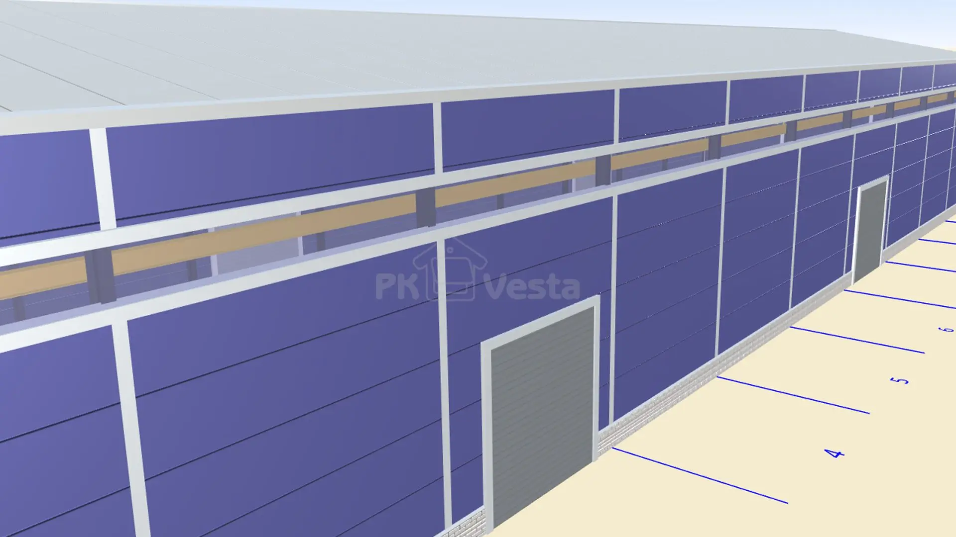 ПК Веста объявляет о заказе легких металлоконструкций для быстровозводимого цеха 18Ш х 60Д х 8.9В по ремонту оборудования для нефтяных скважин в г. Нефтеюганск, Россия