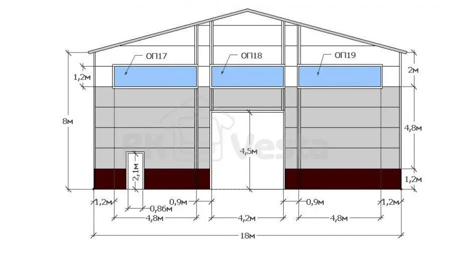 ПК «Веста» объявляет об отгрузке комплекта быстровозводимого склада в г. Саранск, Россия