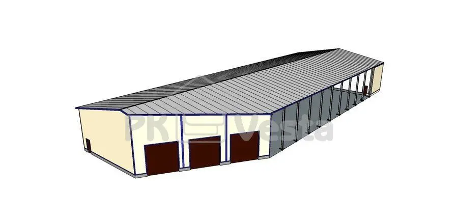 ПК Веста объявляет о завершение монтажа стальных конструкций фармацевтической фабрики в Рязанской обл., Россия