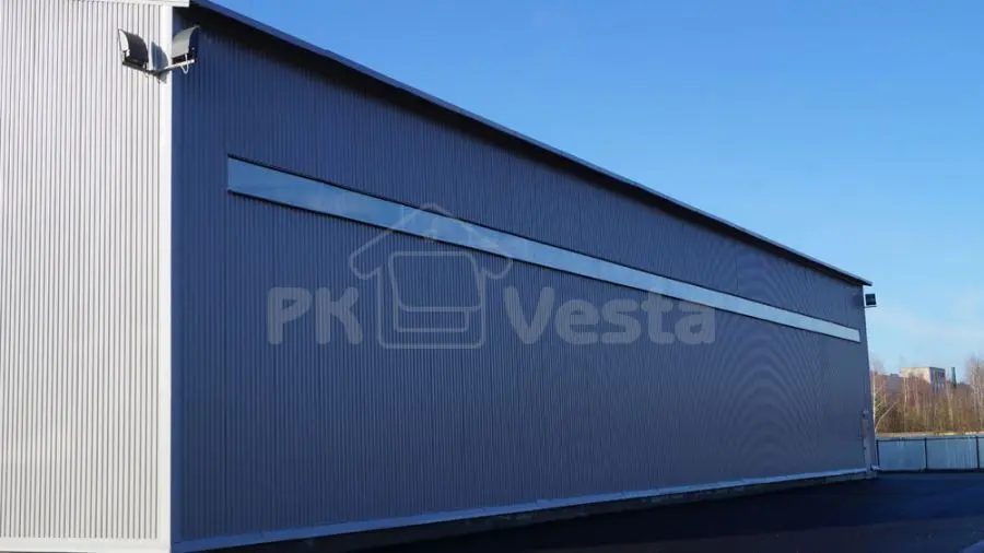 ПК «Веста» объявляет о вводе в эксплуатацию быстровозводимого здания 36 х 36 х 7 завода по изготовлению полимерных изделий в МО, Россия