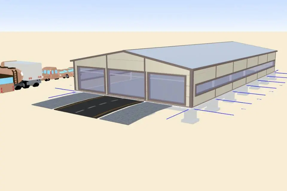 Завод ПК Веста объявляет о заказе быстровозводимого магазина 18х36х3 в г. Рязань, Россия