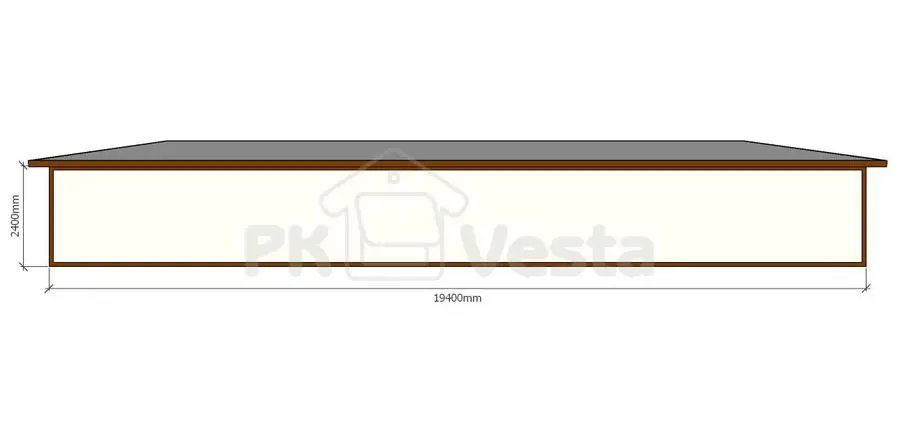 Продажа нового комплекта модульного здания 7.14Шх19.4Дх3.6В со склада – за полцены!