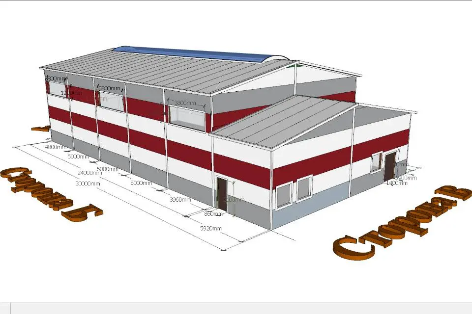 Завод ПК Веста объявляет об экспортном заказе быстровозводимого типового спортивного зала 15х30х7.2 в г. Цхинвал, республика Южная Осетия.