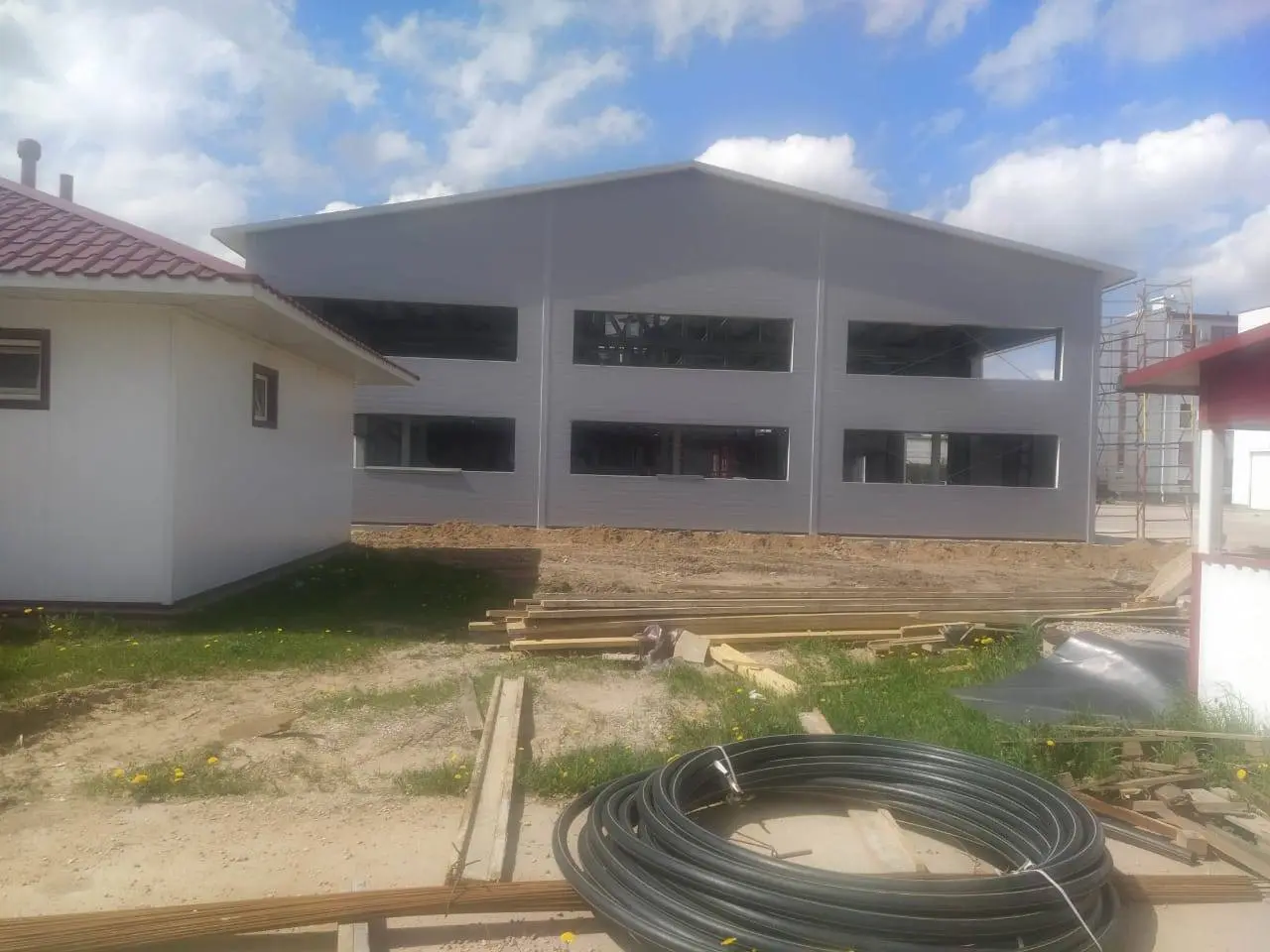 140. Быстровозводимый склад 18х36х6 из ЛСТК в г. Одинцово, Россия