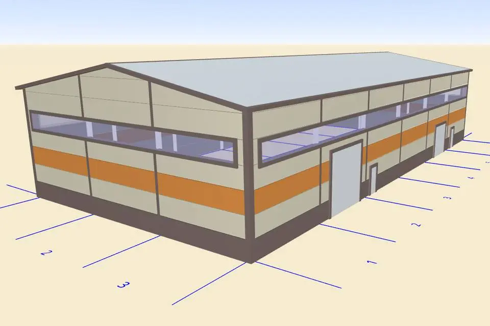 Завод ПК Веста объявляет о заказе быстровозводимого склада 18х36х6 из ЛСТК в г. Одинцово, МО, Россия