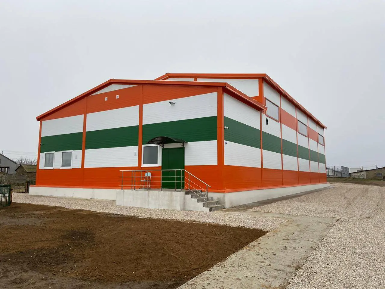 136. Быстровозводимый спорт зал 15х30х6 в с. Сары-Баш, Крым, Россия