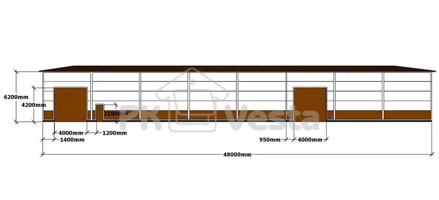 ПК «Веста» объявляет о заказе быстровозводимого цеха по производству гофрокартона в г. Чехов, Россия