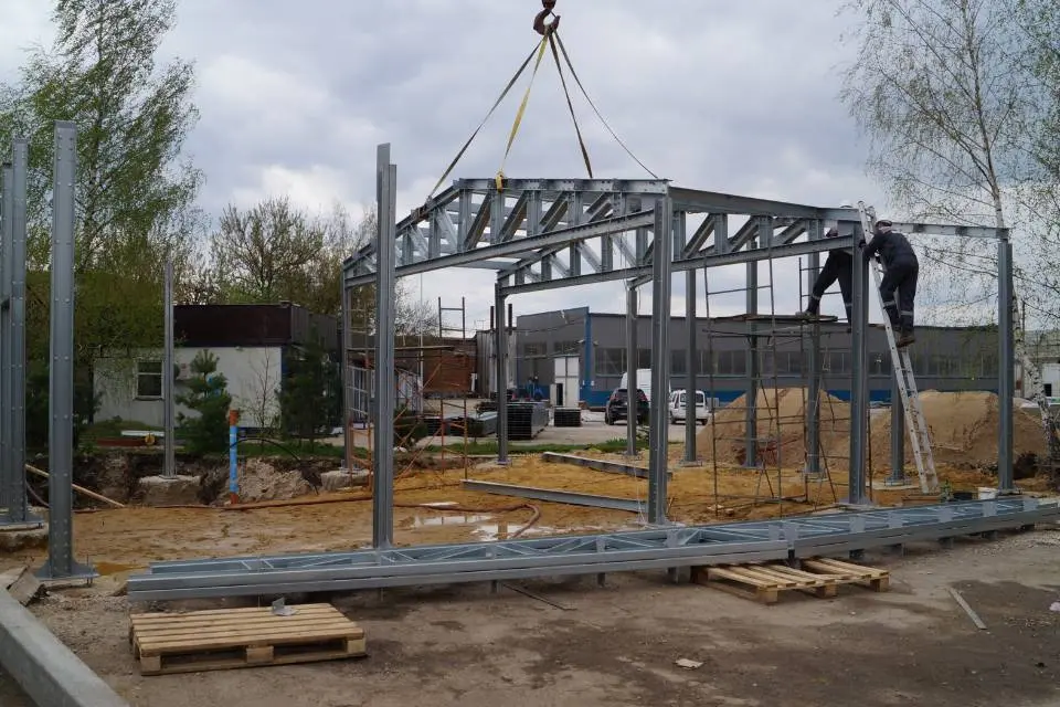 Завод ПК Веста объявляет о заказе и монтаже быстровозводимого офиса 10х14х3 в г. Тула, Россия