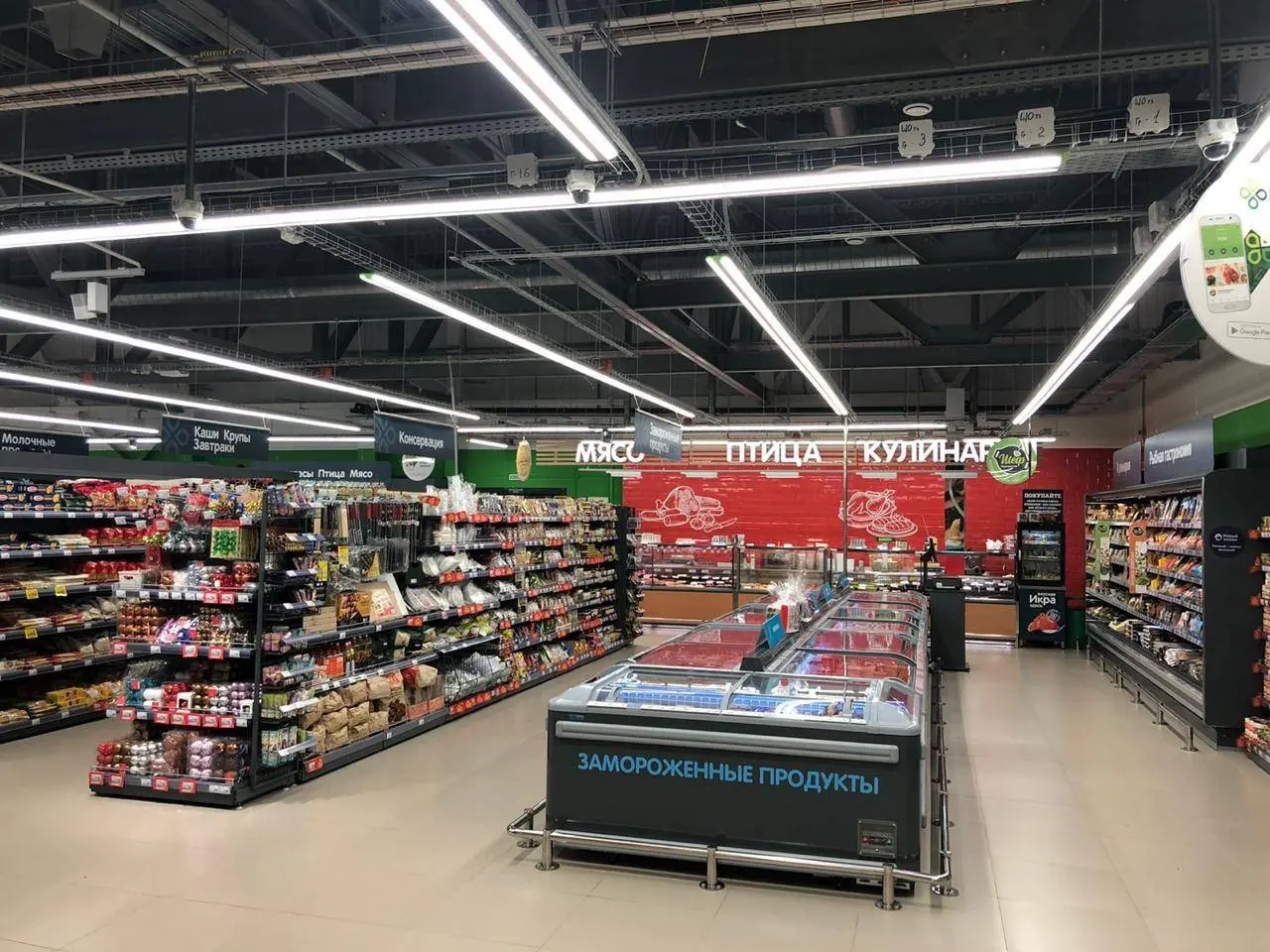 ПК «Веста» объявляет о завершение строительства быстровозводимого магазина 27 х 62 х 7.2 ПЯТЕРОЧКА в г. Пушкино, Россия