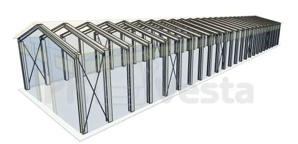 ПК «Веста» объявляет о заказе быстровозводимого производственного складского комплекса в г. Саранск, Россия