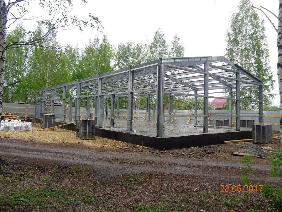 ПК «Веста» объявляет о монтаже легких стальных конструкций для местного магазина 12Ш х 28Д х 4В в г. Нижний Тагил, Россия