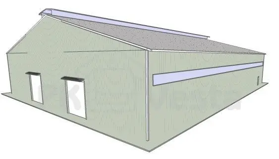 ПК «Веста» объявляет о вводе в эксплуатацию быстровозводимого здания 36 х 36 х 7 завода по изготовлению полимерных изделий в МО, Россия