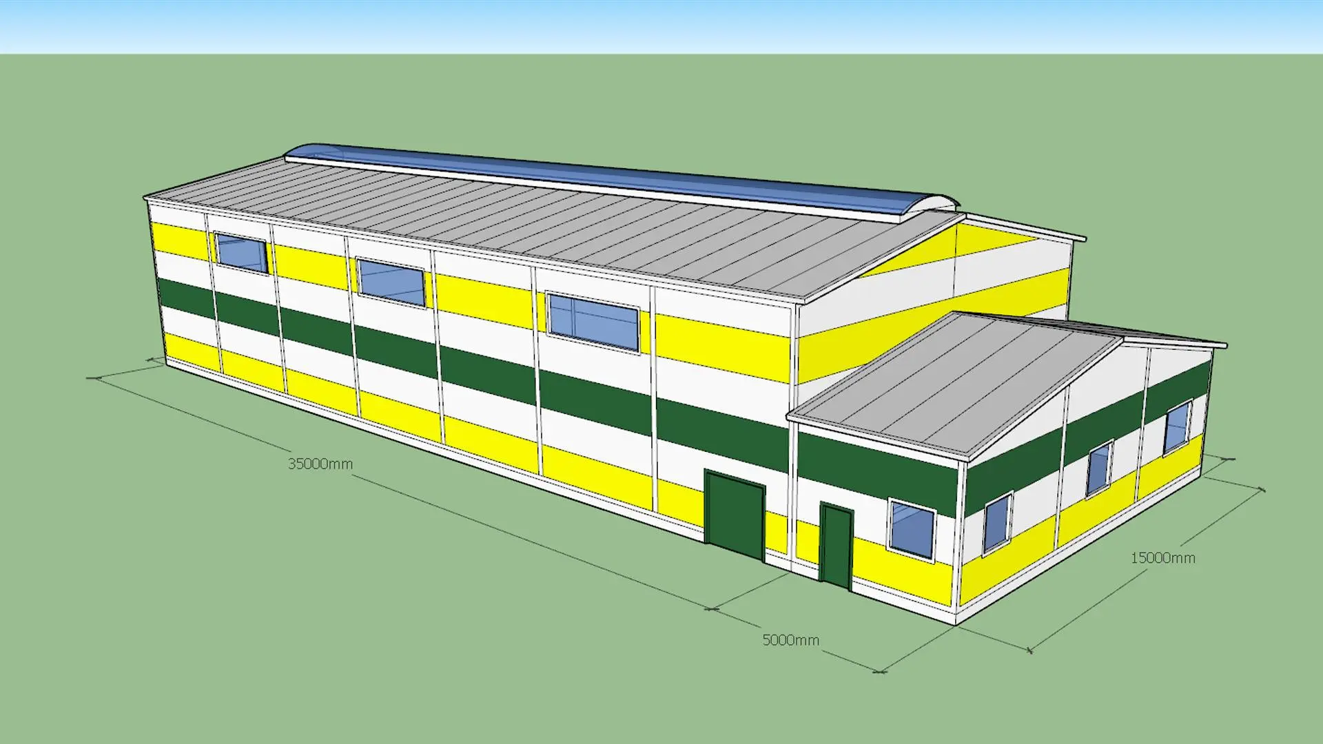 ПК Веста объявляет о заказе очередного спорт зала 15Ш х 40Д х 6В в г. Вологда, Россия