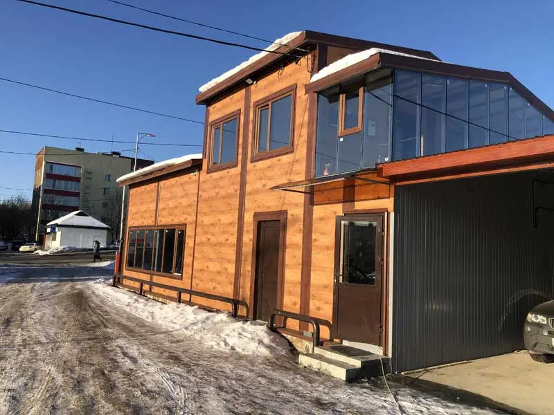 112. Быстровозводимый магазин и офис 6.6 х 10.8 х 6 в г. Петропаловск Камчатский, Россия