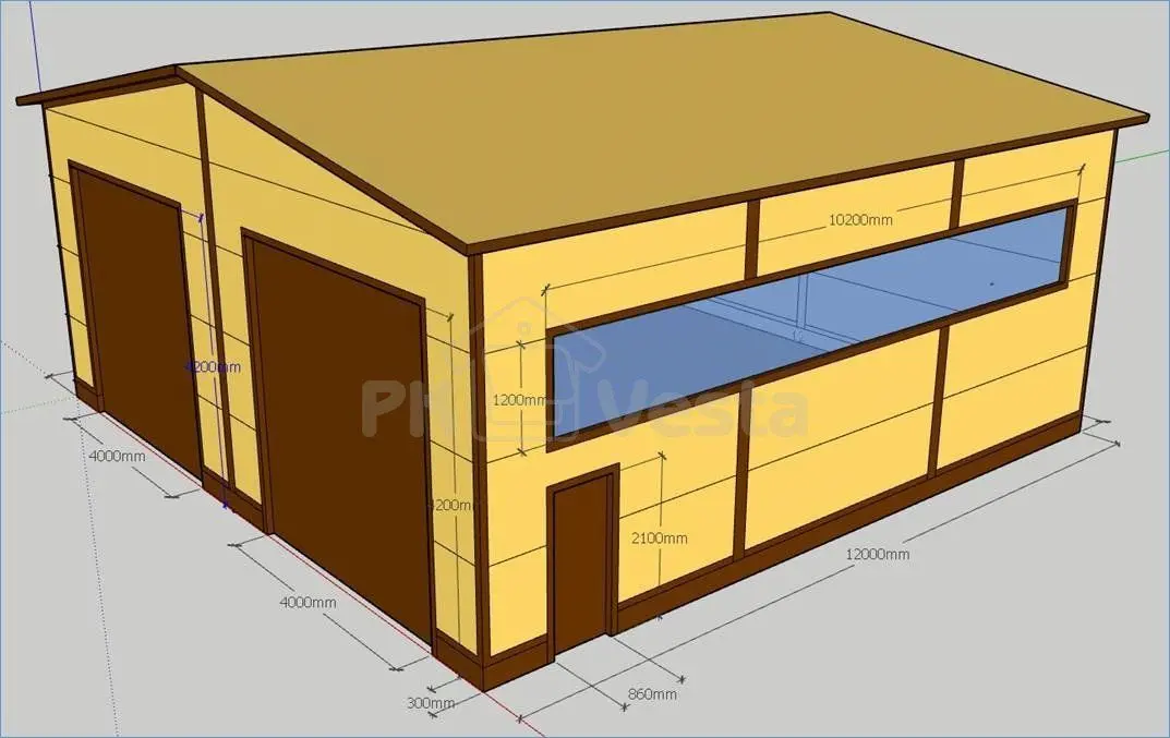 ПК «Веста» объявляет о заказе быстровозводимого кузовного цеха 12 х 12 х 5.2 для ремонта крупногабаритных машин в г. Тула, Россия