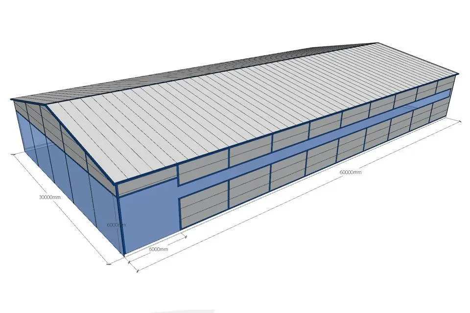 Завод ПК Веста объявляет о заказе быстровозводимого магазина со складом 30Ш х 60Д х 6В в г. Махачкала, Россия