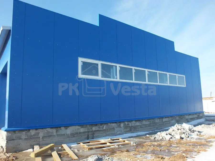 ПК «Веста» объявляет о завершении монтажа быстровозводимого продовольственного магазина в г. Чехов, МО, Россия