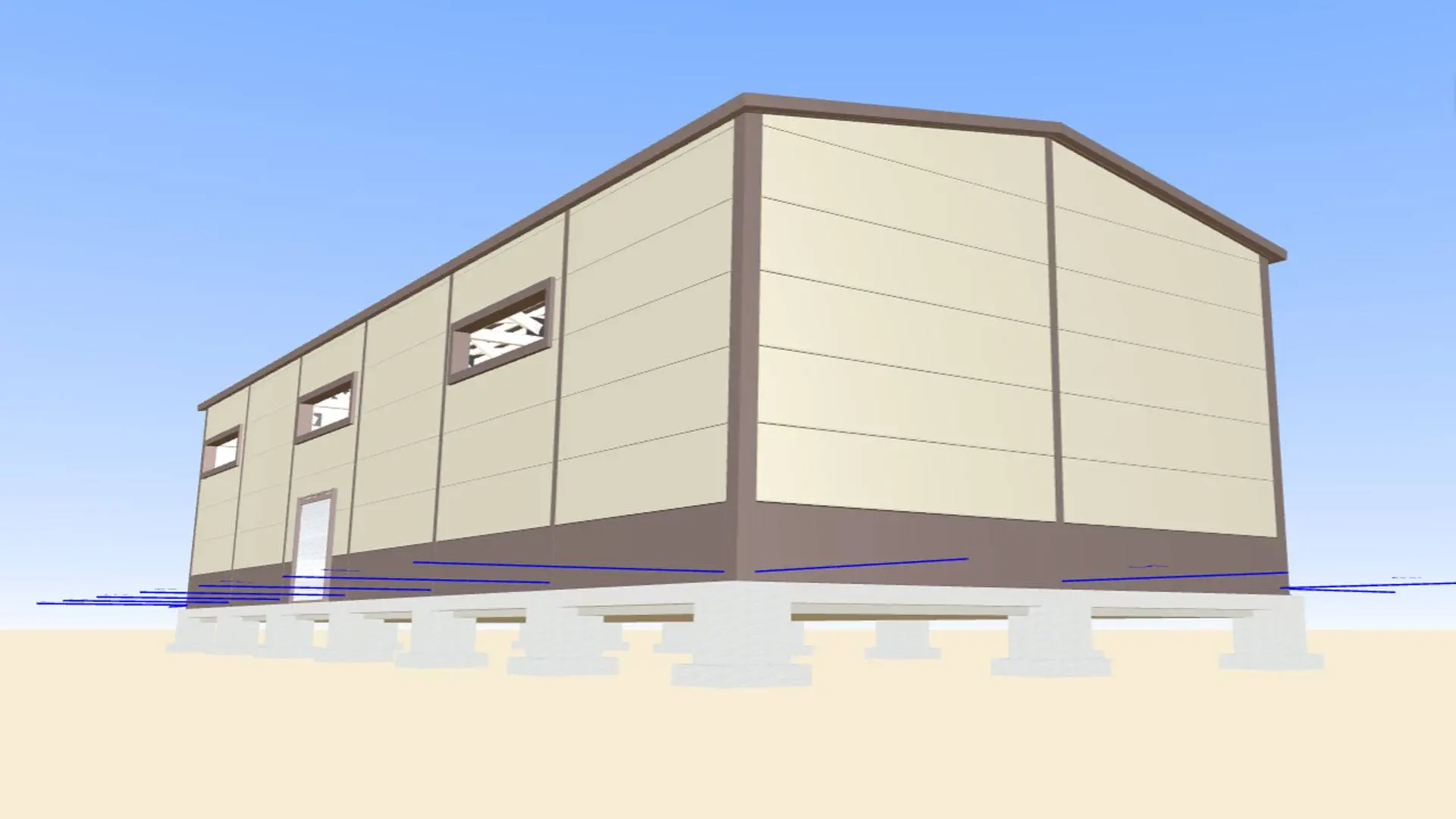 Объявляем о размещении заказа на быстровозводимый цех 12Ш х 36Д х 6В по переработки муки в г. Дербент, Россия