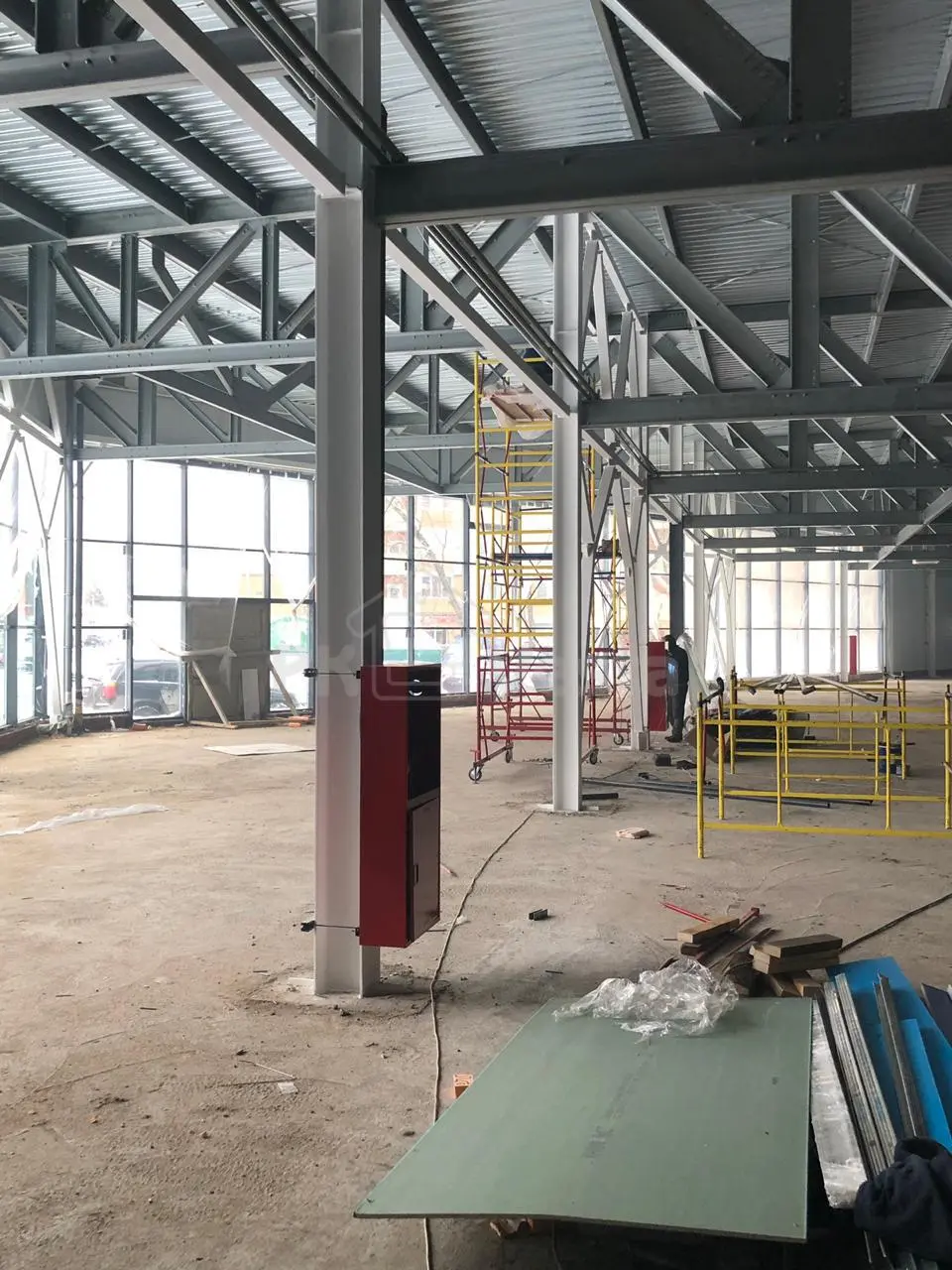 ПК «Веста» объявляет о завершение строительства быстровозводимого магазина 27 х 62 х 7.2 ПЯТЕРОЧКА в г. Пушкино, Россия