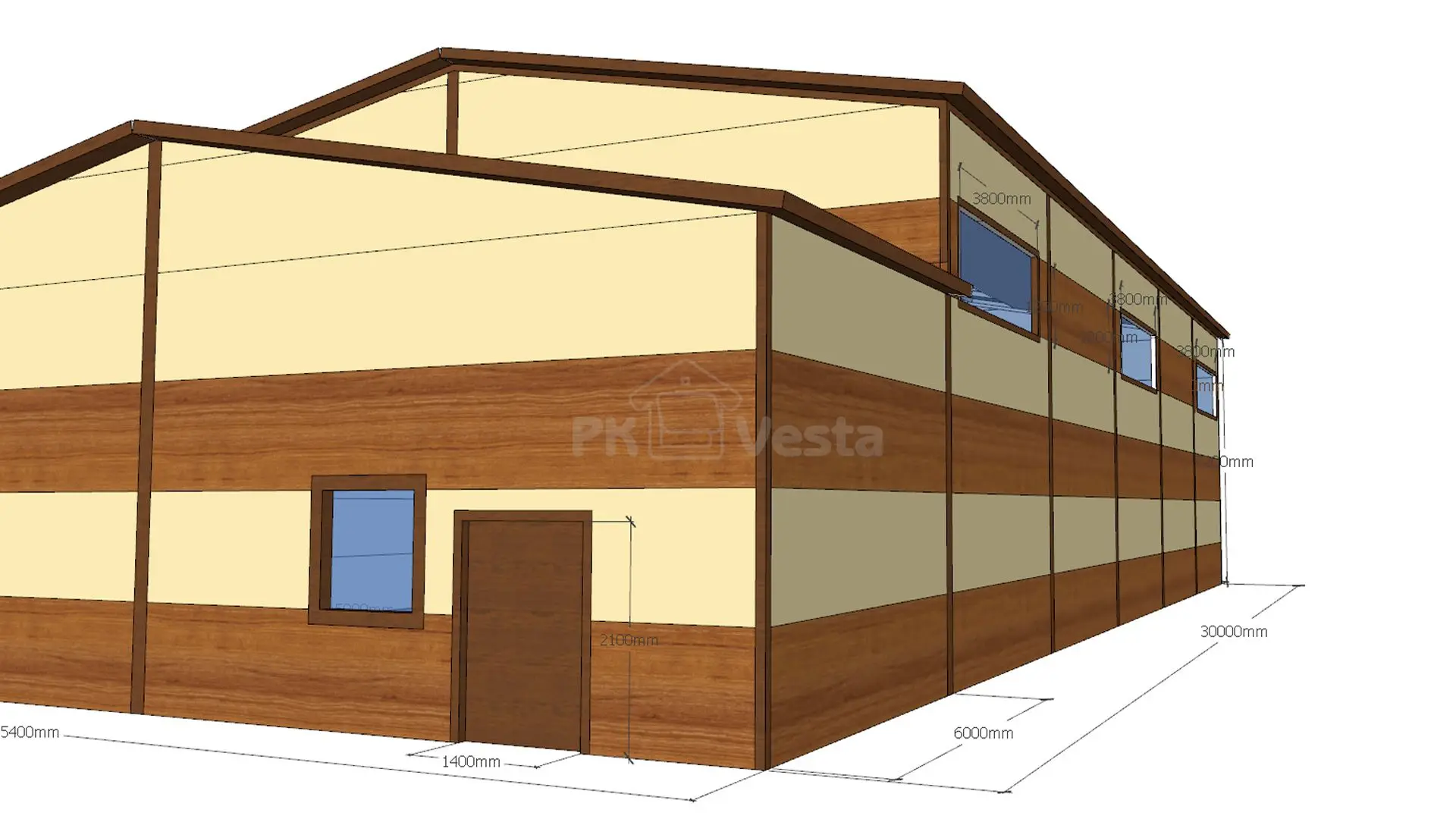 ПК Веста объявляет о заказе быстровозводимого спортивного зала 15 х 30Д х 7.2В в г. Симферополь, Крым, Россия