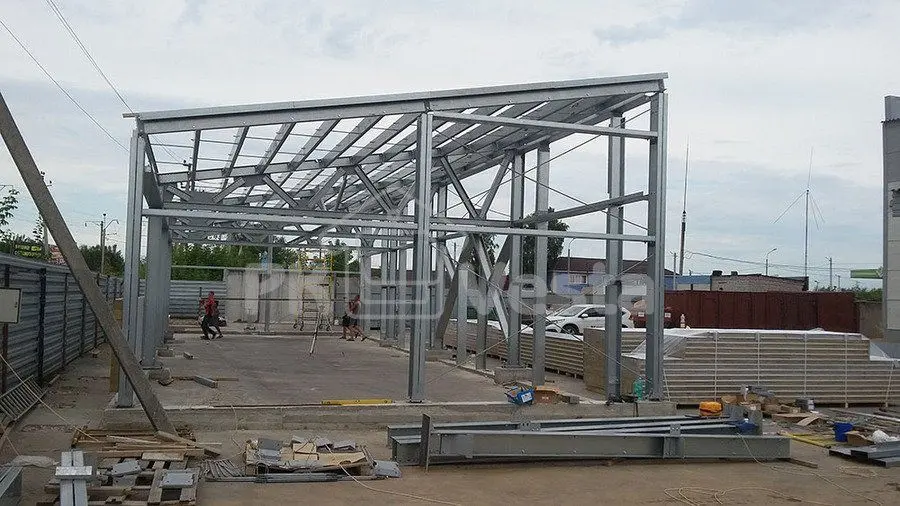 ПК «Веста» объявляет о монтаже быстровозводимого склада индивидуальных вещей в г. Рязань, Россия