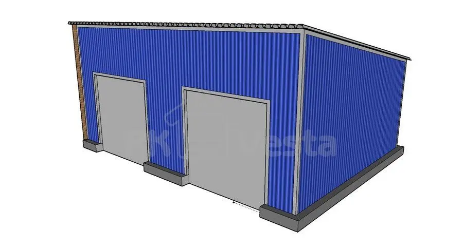 ПК «Веста» объявляет о заказе быстровозводимого склада для хранения алюминиевой упаковки в Туле, Россия