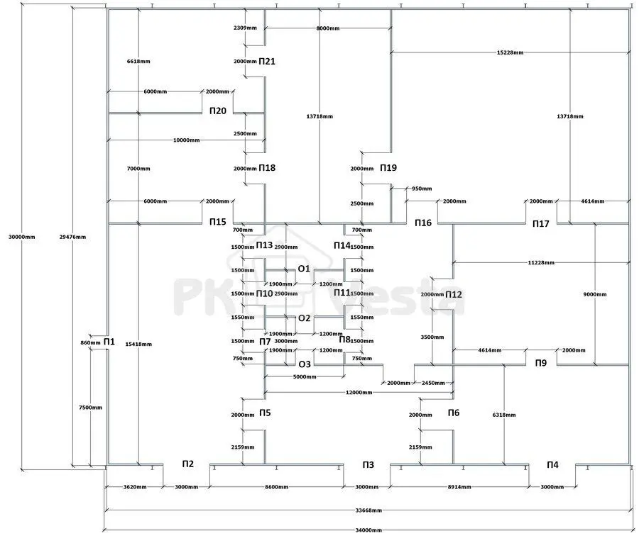 ПК «Веста» объявляет о заказе быстровозводимого склада/производства для хранения и выращивания грибов в г. Тула, Россия