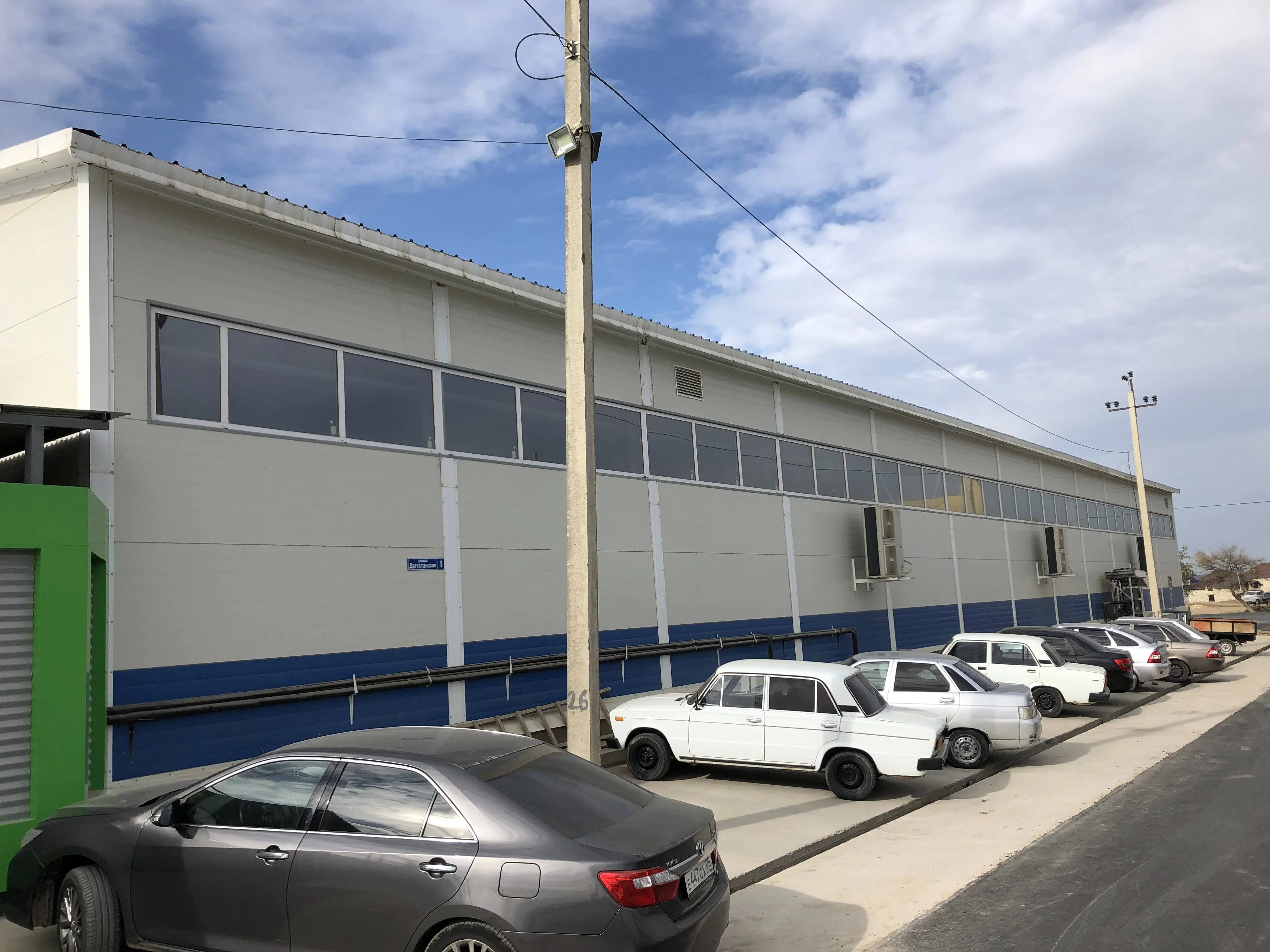 ПК Веста объявляет о завершении монтажа быстровозводимого магазина 24Ш х 63Д х 6.4В в г. Дагестанские Огни, Кавказ, Россия