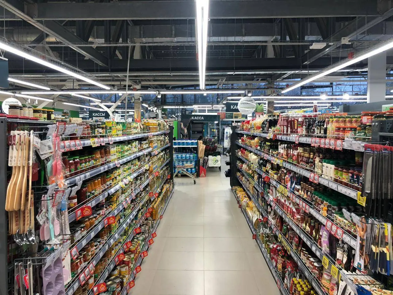 ПК «Веста» объявляет о завершение строительства быстровозводимого магазина 27 х 62 х 7.2 ПЯТЕРОЧКА в г. Пушкино, Россия