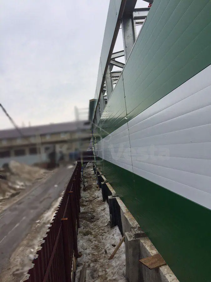 ПК «Веста» объявляет о монтаже быстровозводимого склада для хранения военной техники в г. Калуга, Россия