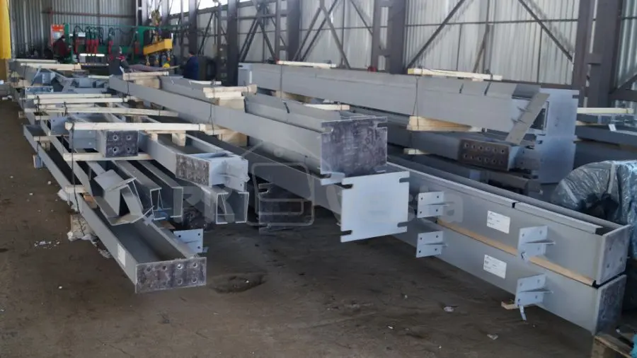 Изготовлена часть продукции для быстровозводимого склада в Московской области, Россия