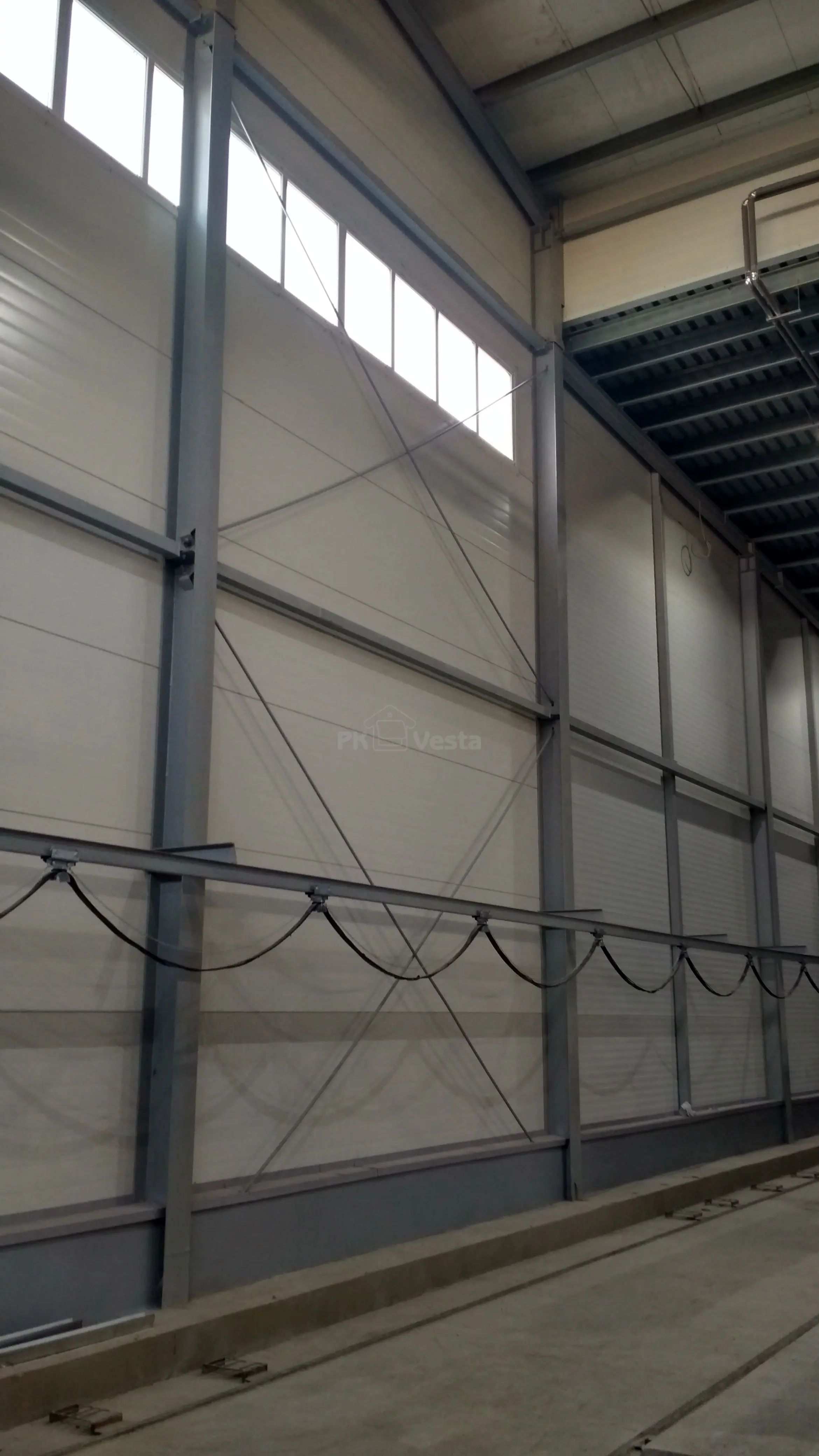 ПК Веста объявляет о завершение монтажа быстровозводимого промышленного комплекса/Складов 42Ш х 48Д х 11В по изготовлению дорожной плитки в г. Астана, Казахстан