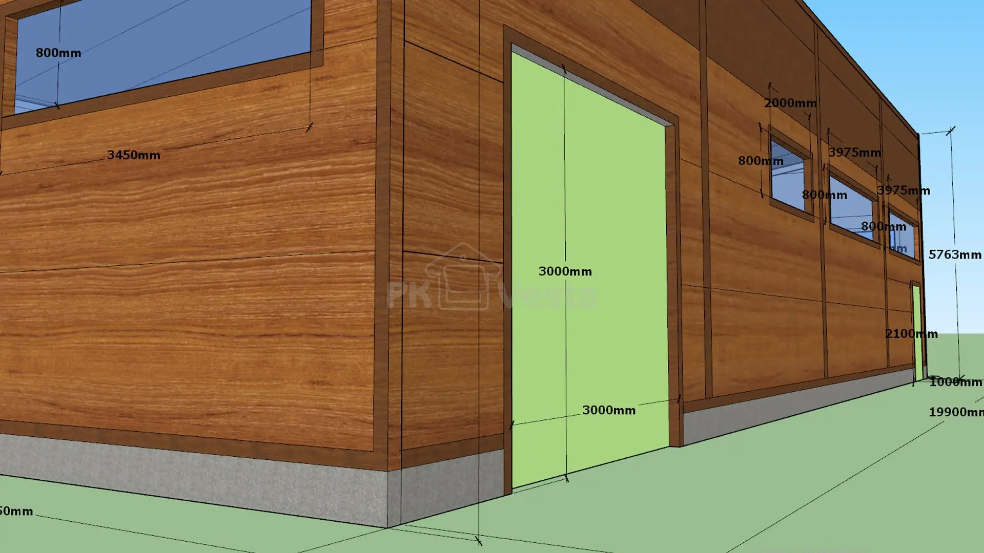 ПК «Веста» объявляет о заказе быстровозводимой автомастерской 8.9 х 19.9 х 3.6 в г. Новомосковск, Россия