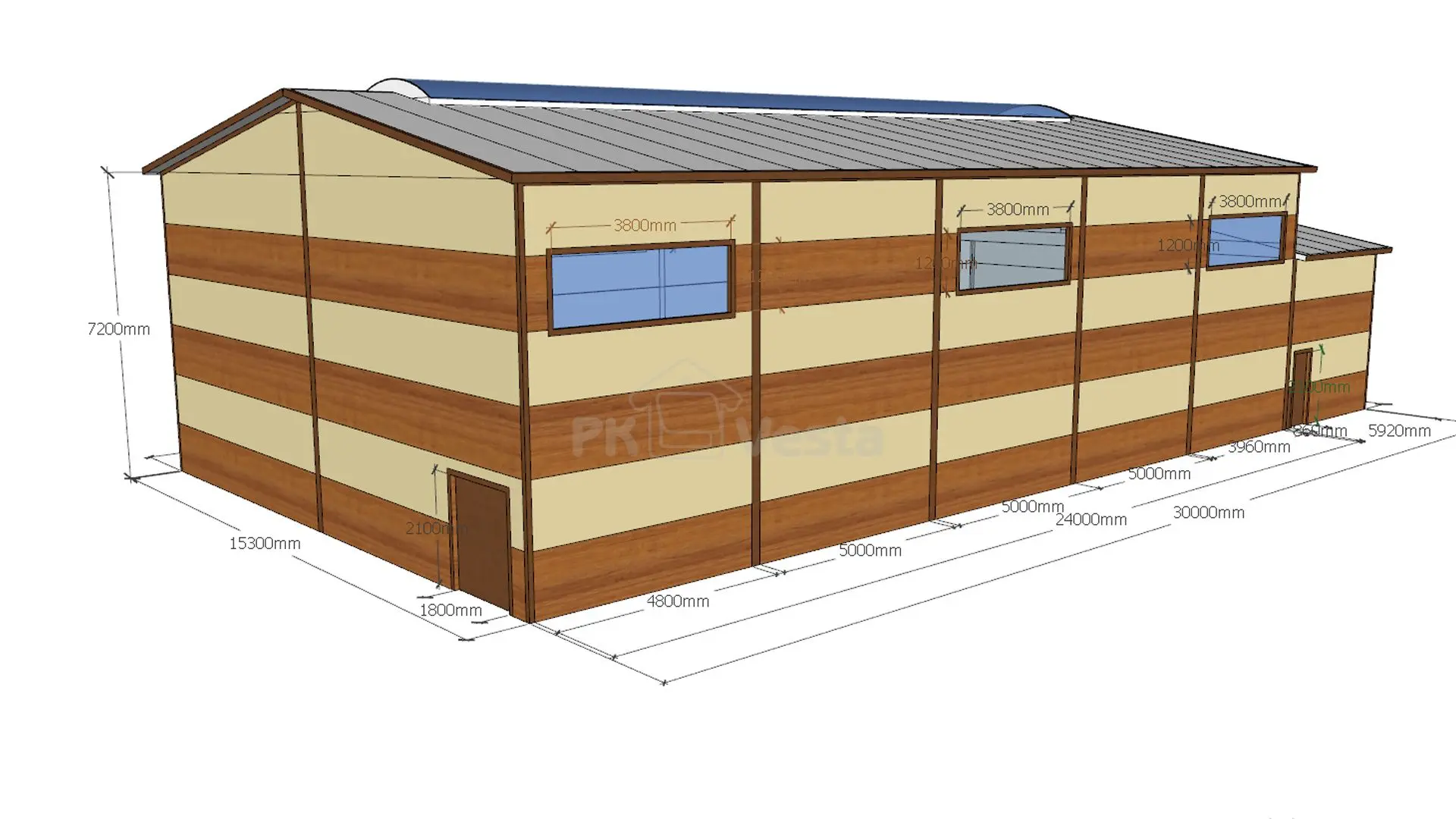 ПК Веста объявляет о заказе быстровозводимого спортивного зала 15 х 30Д х 7.2В в г. Симферополь, Крым, Россия
