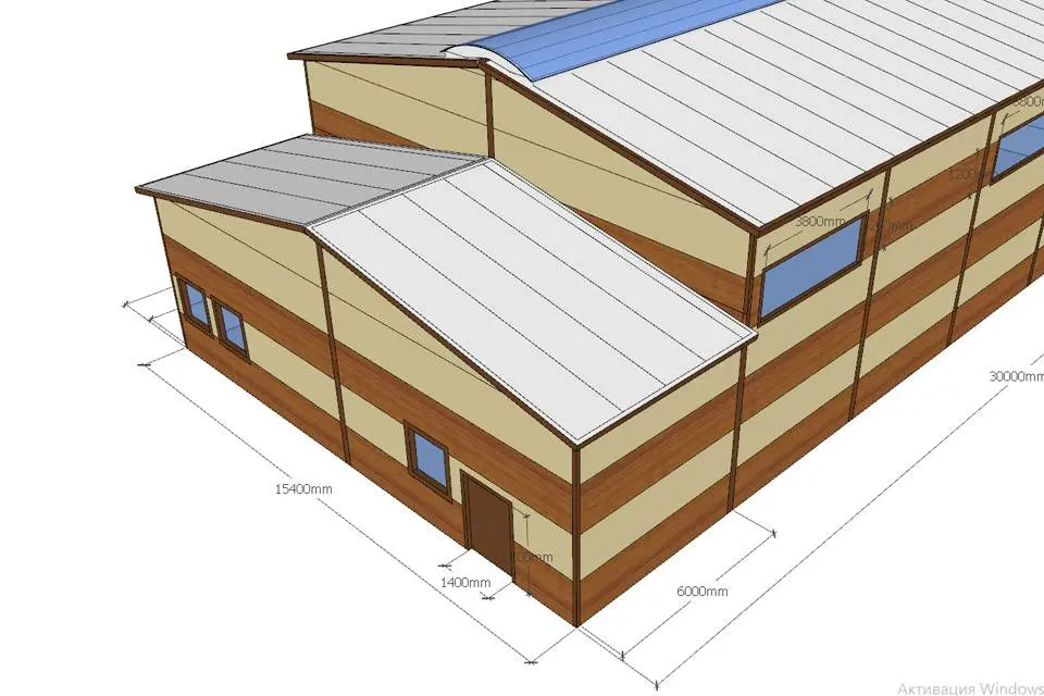 Завод ПК Веста объявляет о заказе очередного спортивного зала 15Ш х 30Д х 7В для администрации Аксенова в Крыму в г. Алупка, Россия
