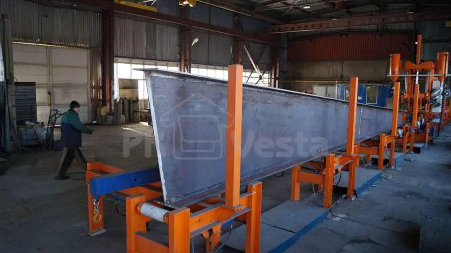 ПК «Веста» объявляет о вводе в эксплуатацию быстровозводимого здания 36 х 36 х 7 завода по изготовлению полимерных изделий в МО, Россия