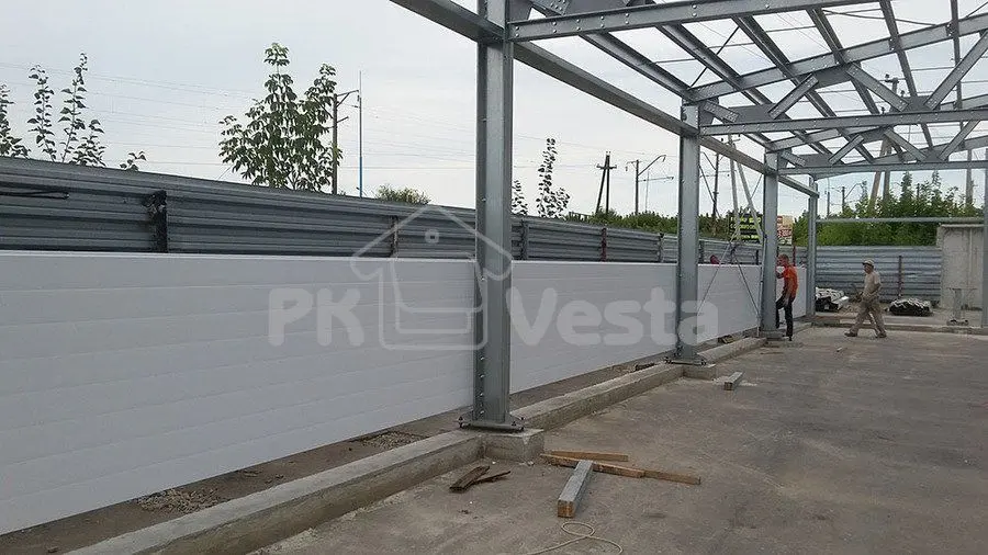 ПК «Веста» объявляет о монтаже быстровозводимого склада индивидуальных вещей в г. Рязань, Россия