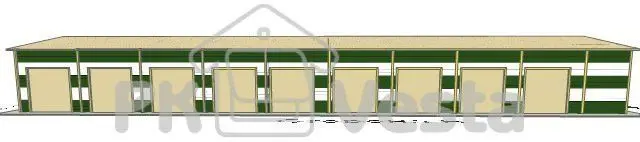 ПК «Веста» объявляет о монтаже быстровозводимого склада для хранения военной техники в г. Калуга, Россия