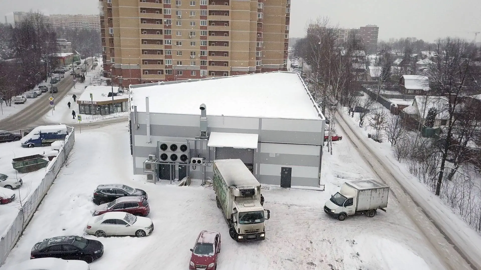 ПК «Веста» объявляет о завершение строительства быстровозводимого магазина 27 х 62 х 7.2 ПЯТЕРОЧКА в г. Пушкино, Россия