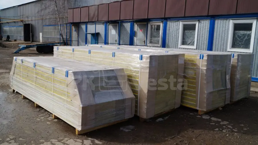 ПК «Веста» объявляет об отгрузке комплекта быстровозводимого здания с завода в г. Тула, Россия